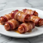 bacon wrapped smokies - featured image