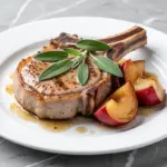 brown butter sage pork chops - featured image