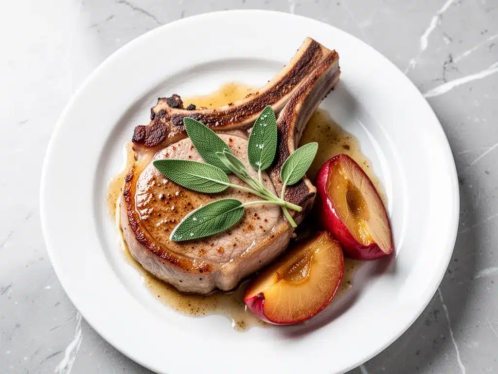 Brown Butter Sage Pork Chops: 10-Min Easy Dinner 4 brown butter sage pork chops preparation steps