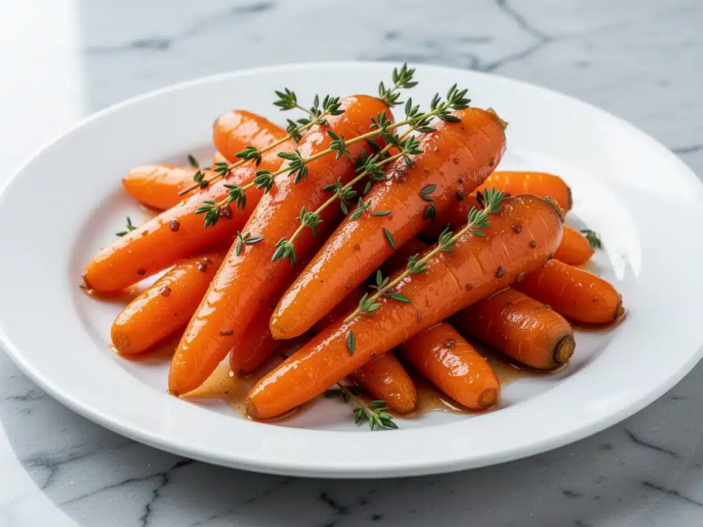 brown sugar glazed carrots - featured image