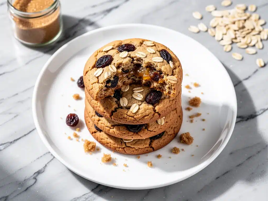 Chewy Oatmeal Raisin Cookies: Easy Best Recipe 4 chewy oatmeal raisin cookies preparation steps