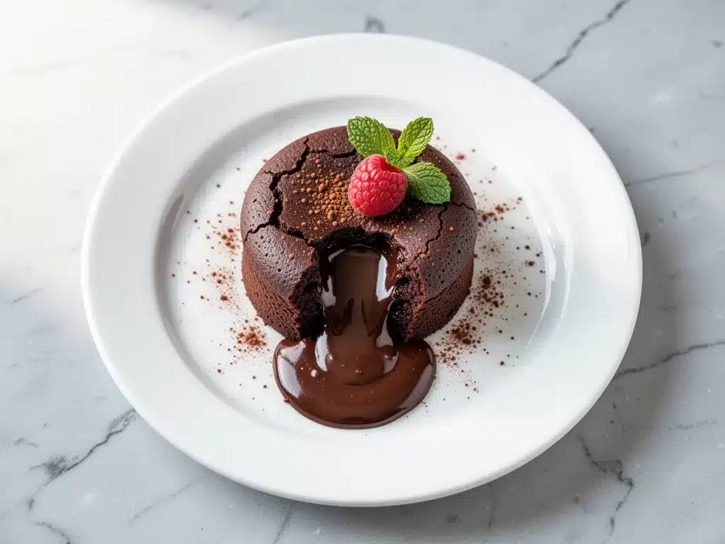Decadent Chocolate Lava Cake: Best Romantic Dinner Recipe 4 chocolate lava cake preparation steps