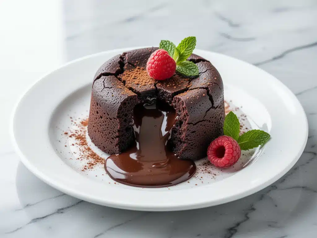 chocolate lava cake - featured image