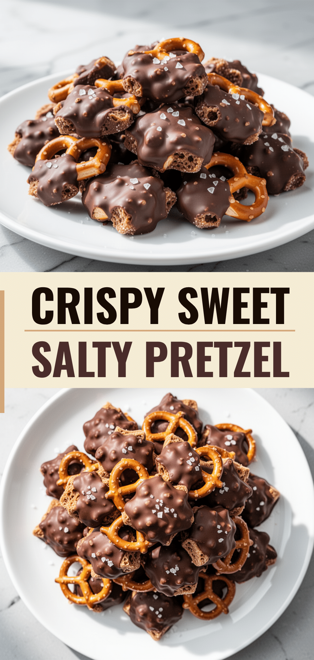 Sweet and Salty Chocolate Pretzel Clusters: Easy 3-Ingredient Treat 5 chocolate pretzel clusters recipe
