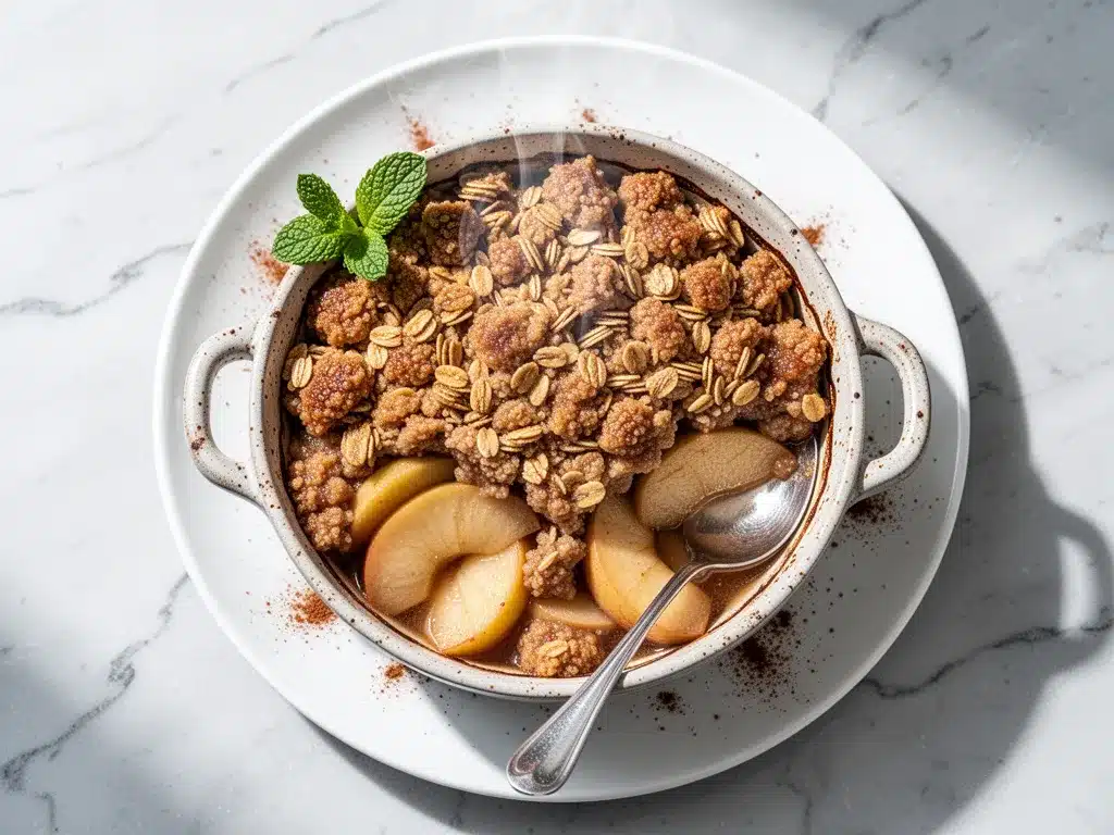 Cinnamon Apple Crisp: Best Easy 5-Ingredient Recipe 4 Cinnamon Apple Crisp preparation steps