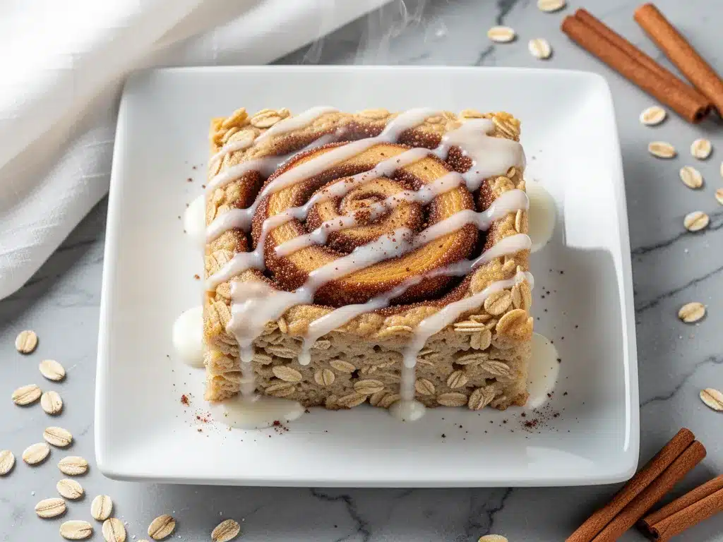 Cinnamon Roll Baked Oatmeal: Best Weekend Brunch Idea 4 cinnamon roll baked oatmeal preparation steps