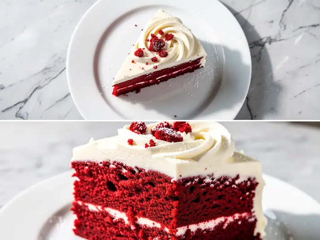 Classic Red Velvet Cake with Cream Cheese Frosting 4 classic red velvet cake with cream cheese frosting preparation steps