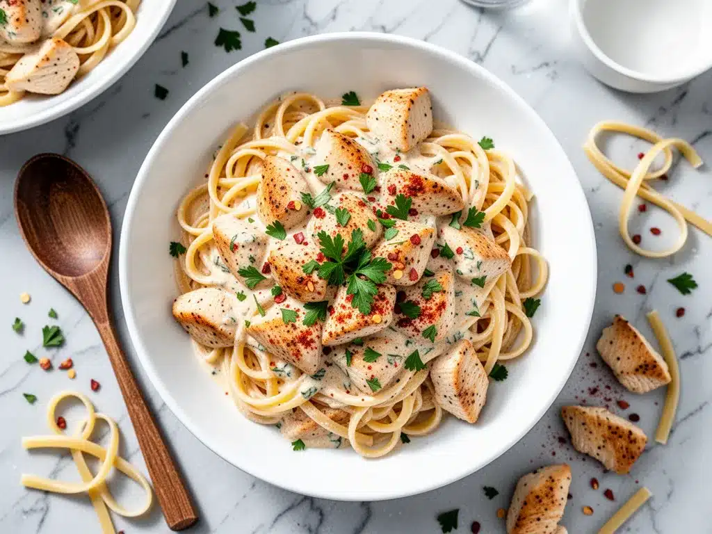 Creamy Cajun Chicken Pasta: 30-Minute Weeknight Dinner 4 Creamy Cajun Chicken Pasta preparation steps