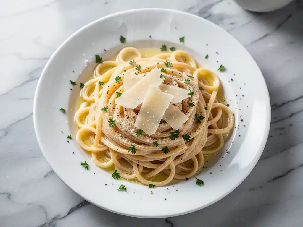 Creamy Garlic Parmesan Butter Pasta: Easy Weeknight Dinner 4 creamy garlic parmesan butter pasta preparation steps