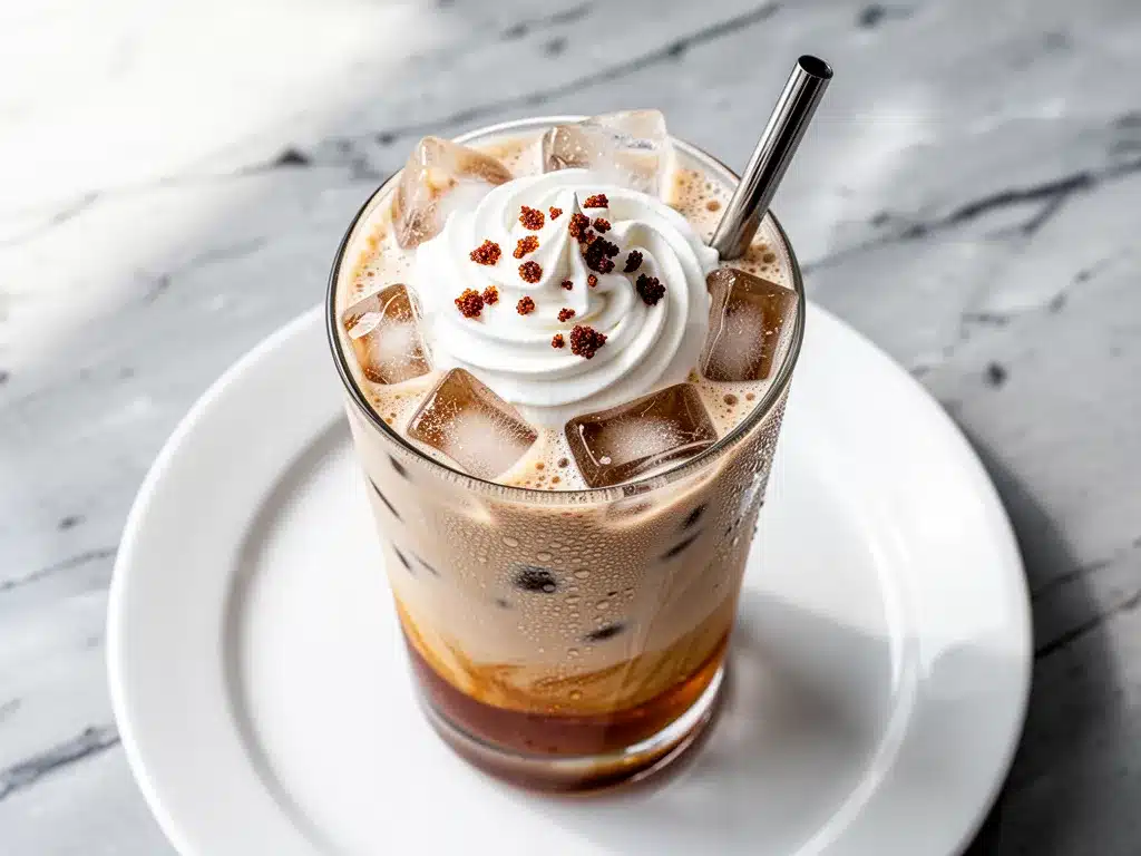 Creamy Iced Brown Sugar Oat Milk Latte: Better Than Takeout 4 creamy iced brown sugar oat milk latte preparation steps