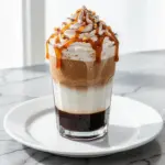 creamy iced caramel macchiato - featured image