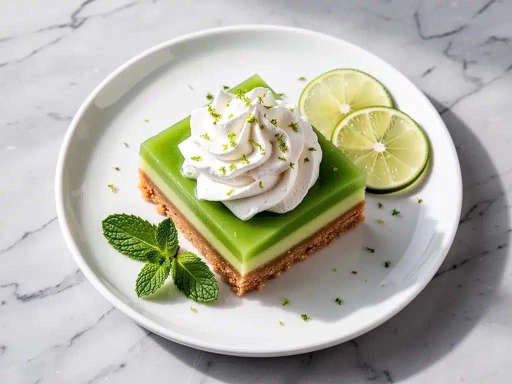 Creamy Key Lime Pie Bars: 5-Ingredient Easy Recipe 4 creamy key lime pie bars preparation steps