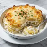 creamy scalloped potatoes - featured image