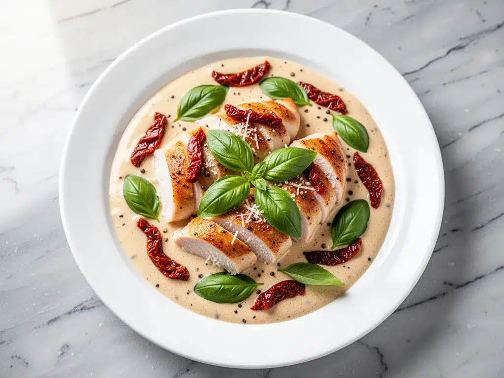 Marry Me Chicken: Easy Creamy Sun-Dried Tomato Recipe 4 creamy sun-dried tomato chicken preparation steps