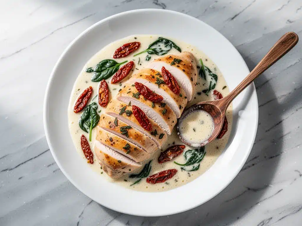 Creamy Tuscan Garlic Chicken: Best 30-Minute Dinner 4 creamy tuscan garlic chicken preparation steps