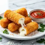 Crispy Air Fryer Mozzarella Sticks - featured image