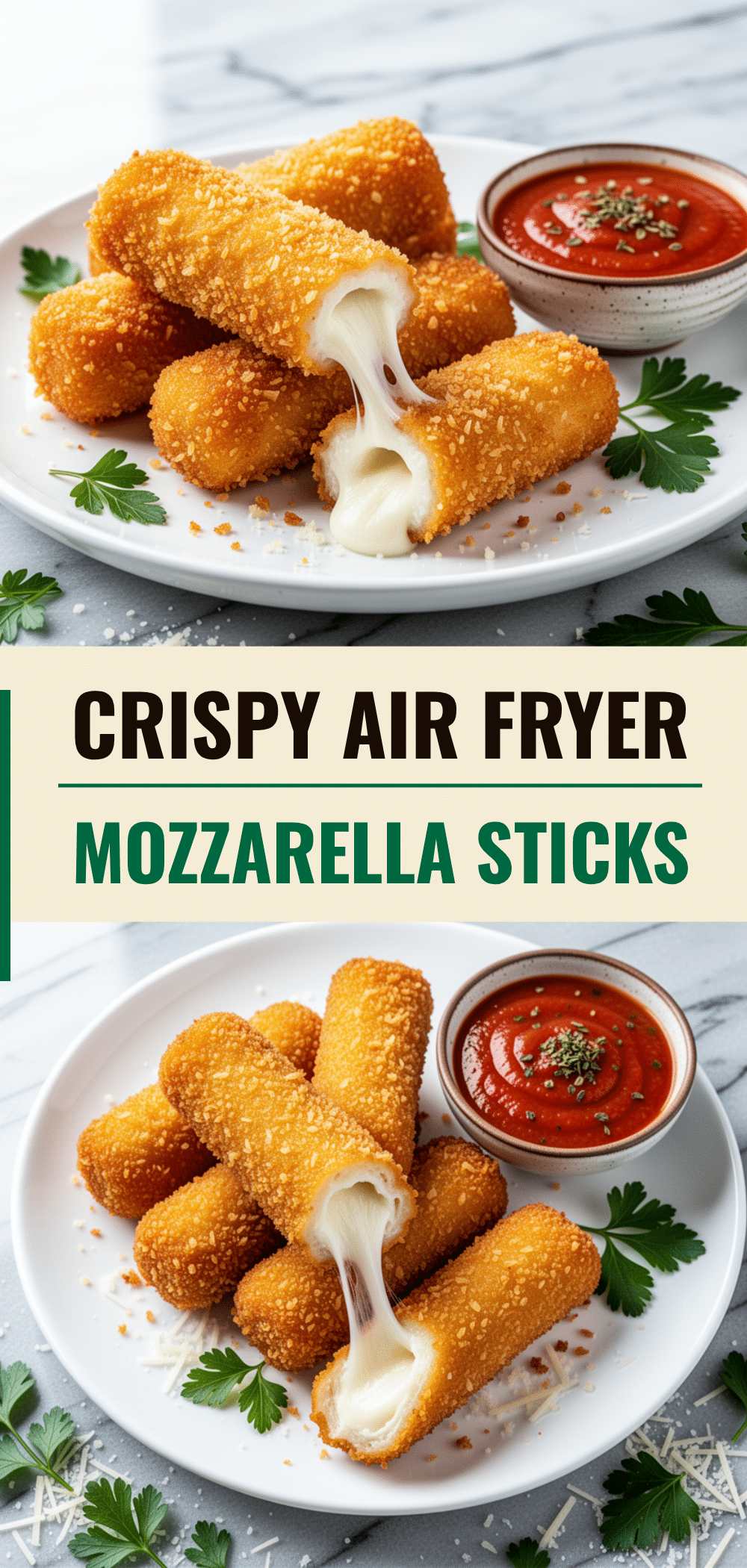 Crispy Air Fryer Mozzarella Sticks: Best Easy Homemade Recipe 5 Crispy Air Fryer Mozzarella Sticks recipe