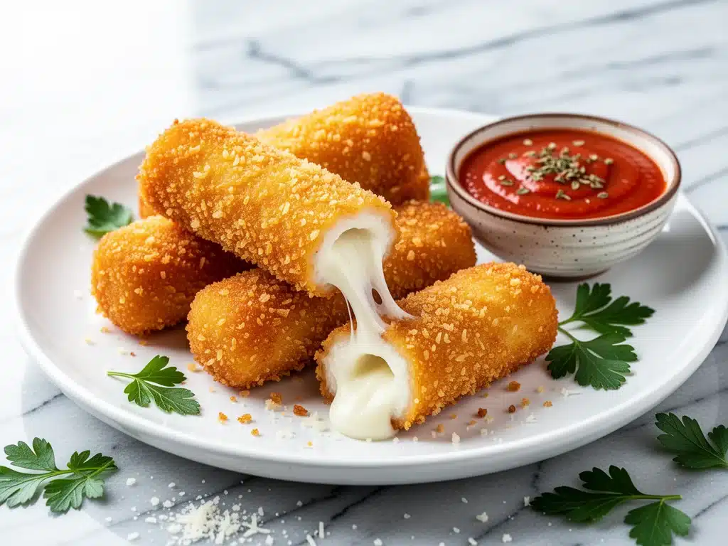 Crispy Air Fryer Mozzarella Sticks - featured image
