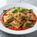 crispy air fryer ravioli - featured image