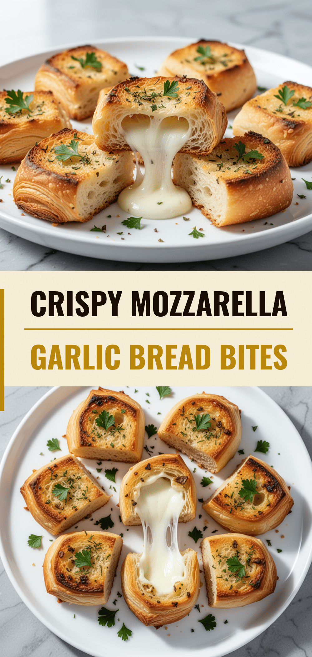 Crispy Mozzarella Stuffed Garlic Bread Bites: 15-Min Easy Appetizer 5 crispy mozzarella stuffed garlic bread bites recipe