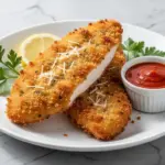 Crispy Parmesan Crusted Chicken Cutlets - featured image