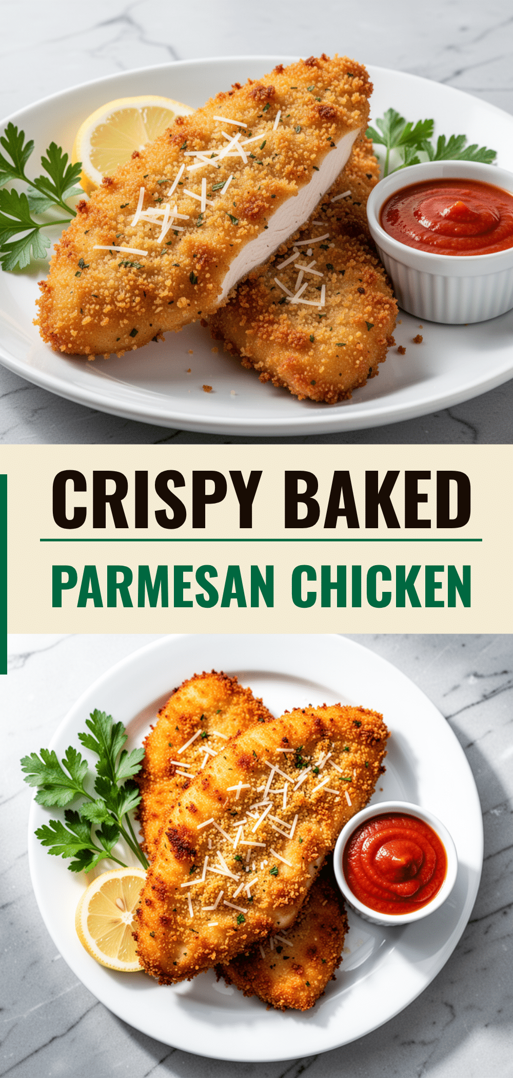 Crispy Parmesan Crusted Chicken Cutlets: Easy Weeknight Dinner 5 Crispy Parmesan Crusted Chicken Cutlets recipe
