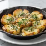 crispy smashed potatoes - featured image