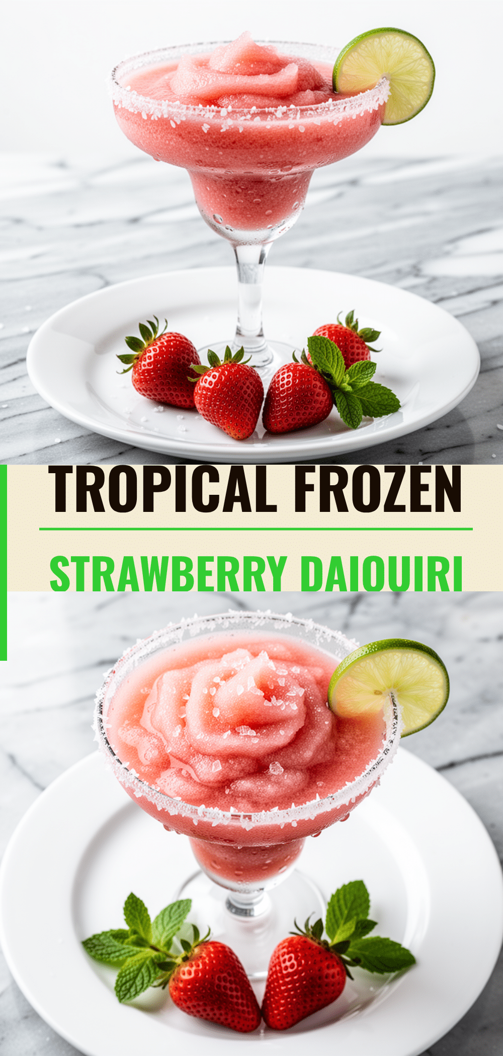 Frozen Strawberry Daiquiri Mocktail: 4-Ingredient Recipe 5 frozen strawberry daiquiri mocktail recipe
