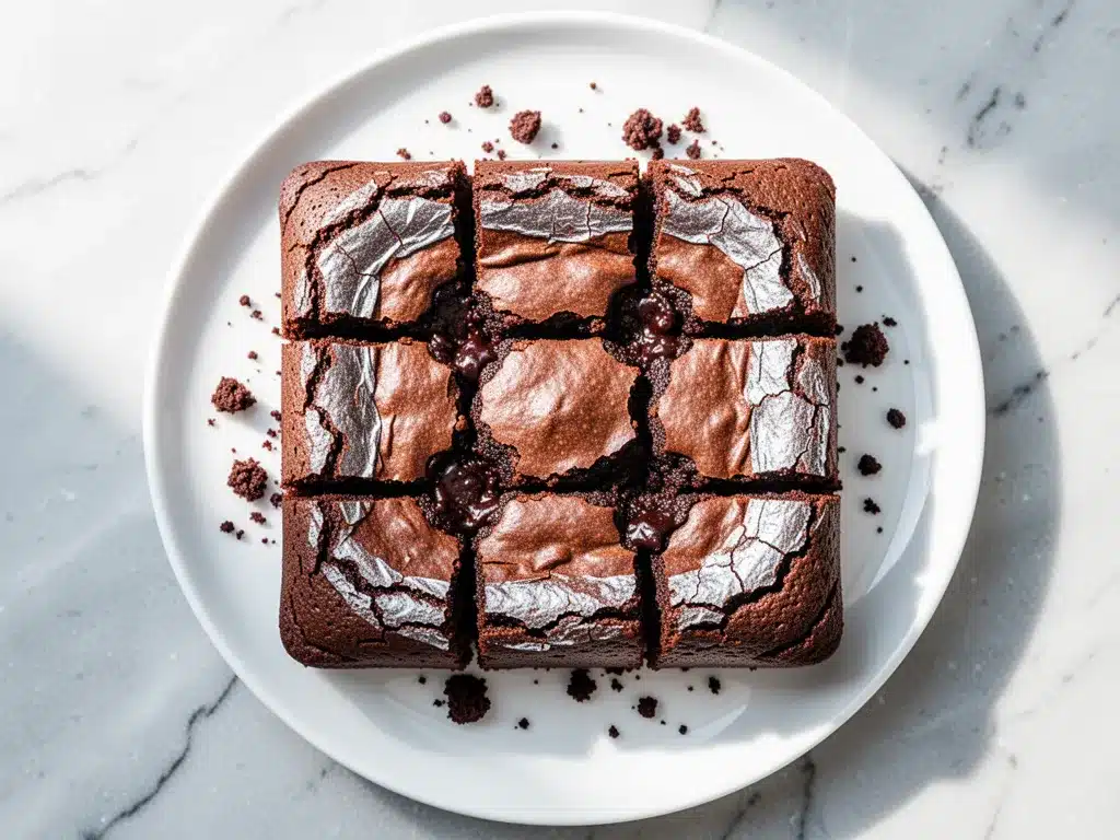 Fudgy One-Bowl Brownies: Easy Crackly Crinkle Tops 4 fudgy one-bowl brownies preparation steps