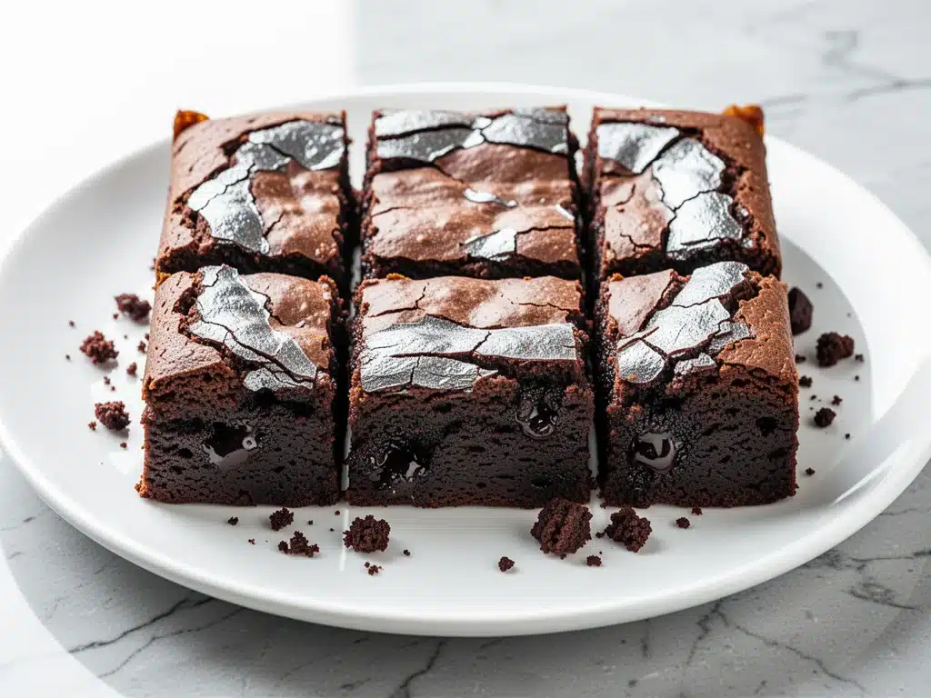 fudgy one-bowl brownies - featured image