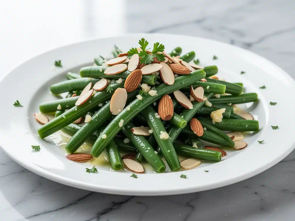 Garlic Butter Green Beans with Toasted Almonds - featured image