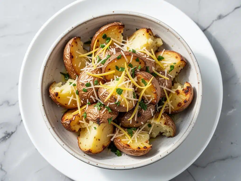 Garlic Herb Roasted Potatoes: Easy Weeknight Side 4 Garlic Herb Roasted Potatoes preparation steps