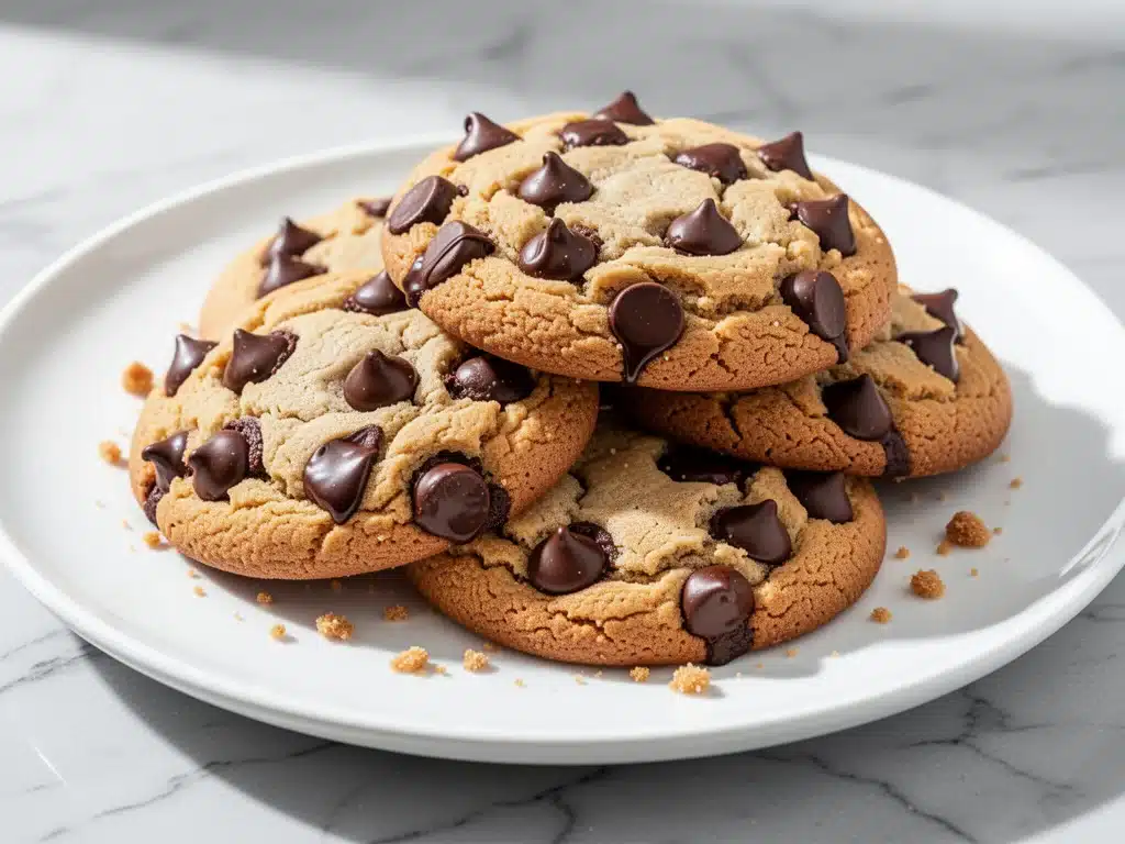gluten-free chocolate chip cookies almond flour - featured image