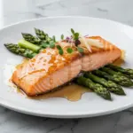 honey garlic glazed salmon - featured image