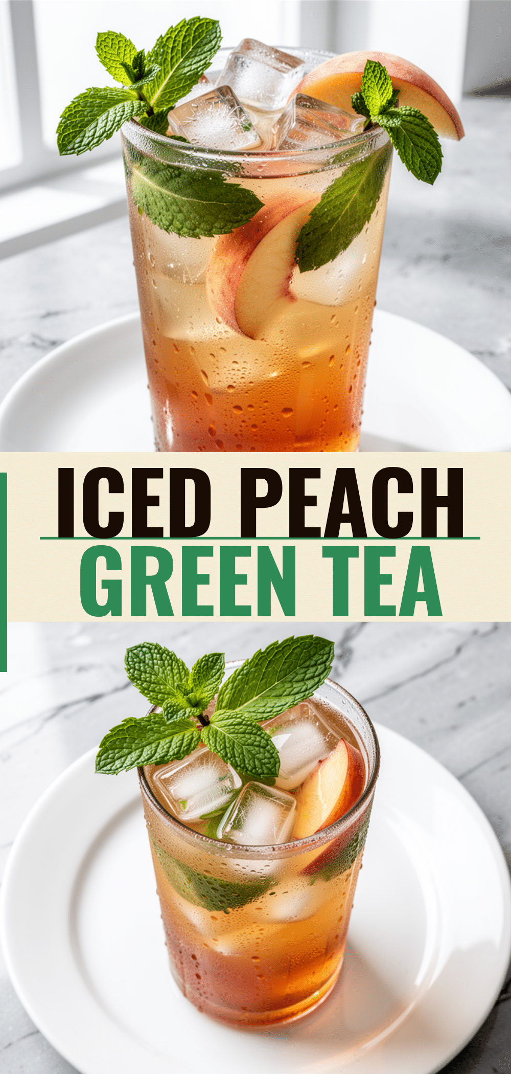 Iced Peach Green Tea Lemonade: 5-Step Refreshing Mocktail 5 Iced Peach Green Tea Lemonade recipe
