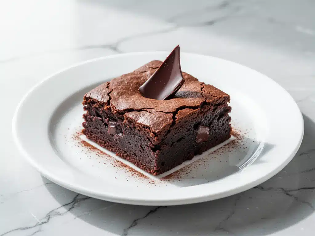 keto fudgy almond flour brownies - featured image