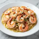 Lemon Garlic Butter Shrimp Scampi - featured image