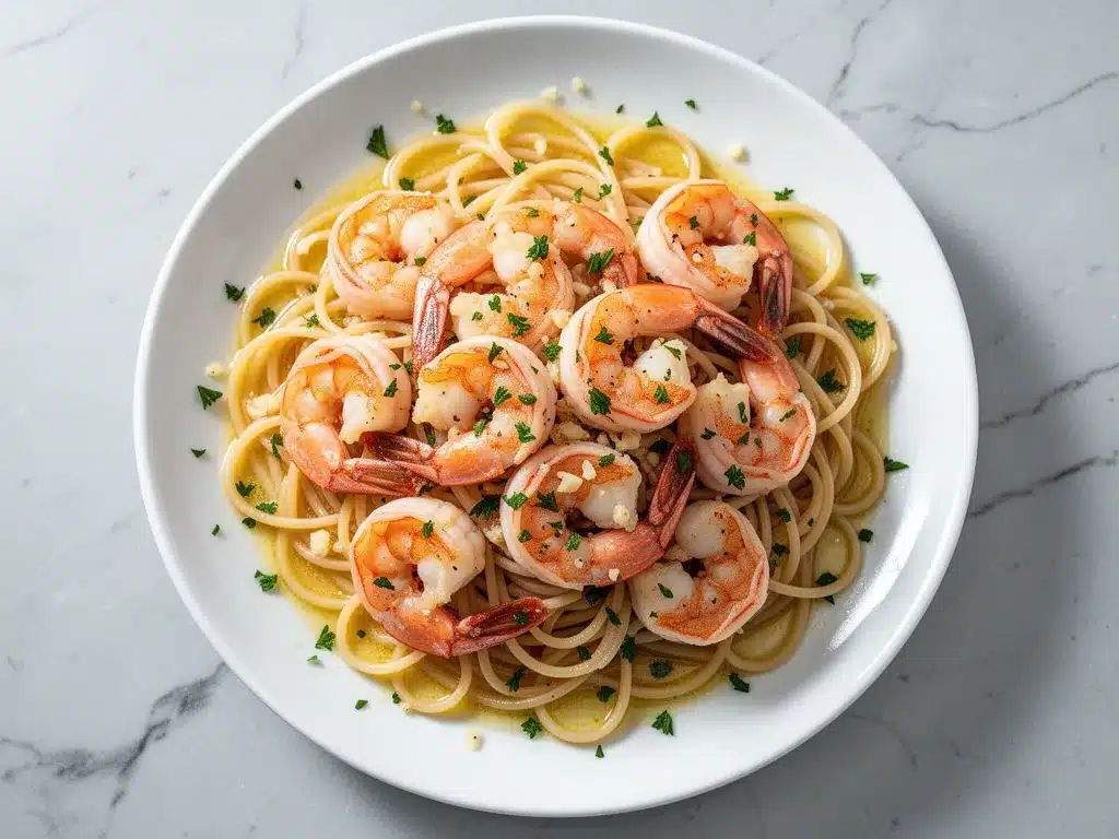 Lemon Garlic Butter Shrimp Scampi: 15-Minute Easy Weeknight Dinner 4 Lemon Garlic Butter Shrimp Scampi preparation steps
