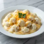 low-carb cauliflower mac and cheese - featured image