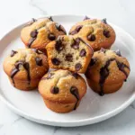 mini banana muffins - featured image
