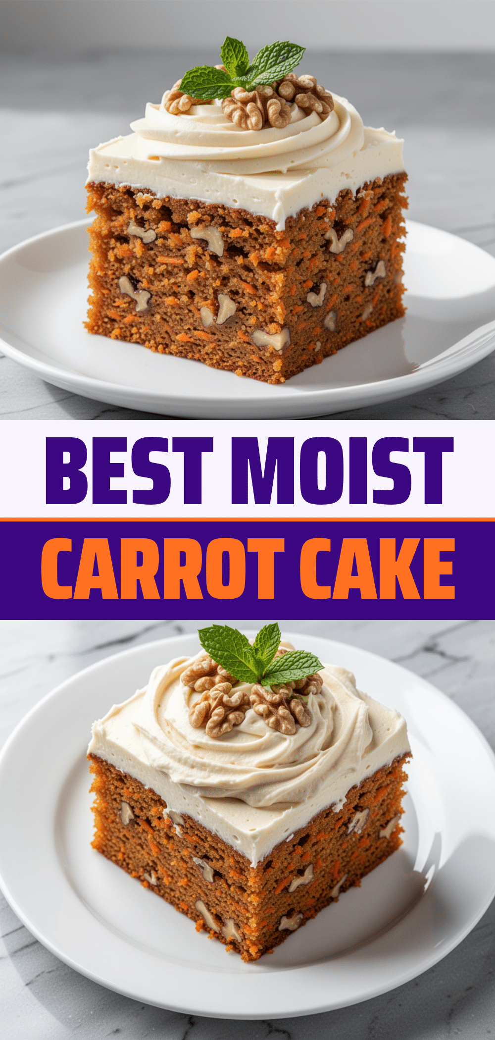 Moist Carrot Cake: Best Homemade Recipe with Tangy Cream Cheese Frosting 5 moist carrot cake recipe