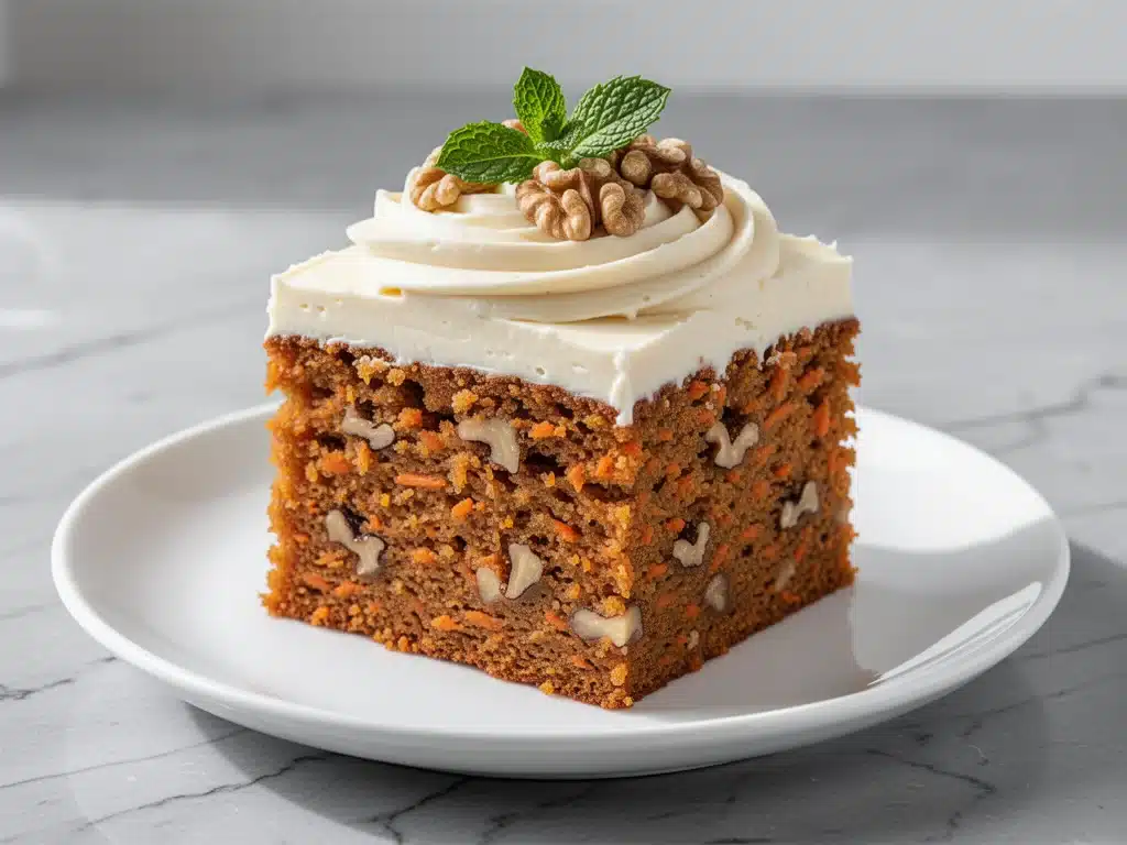 moist carrot cake - featured image