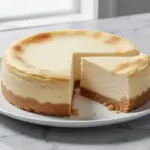 New York Style Baked Cheesecake - featured image