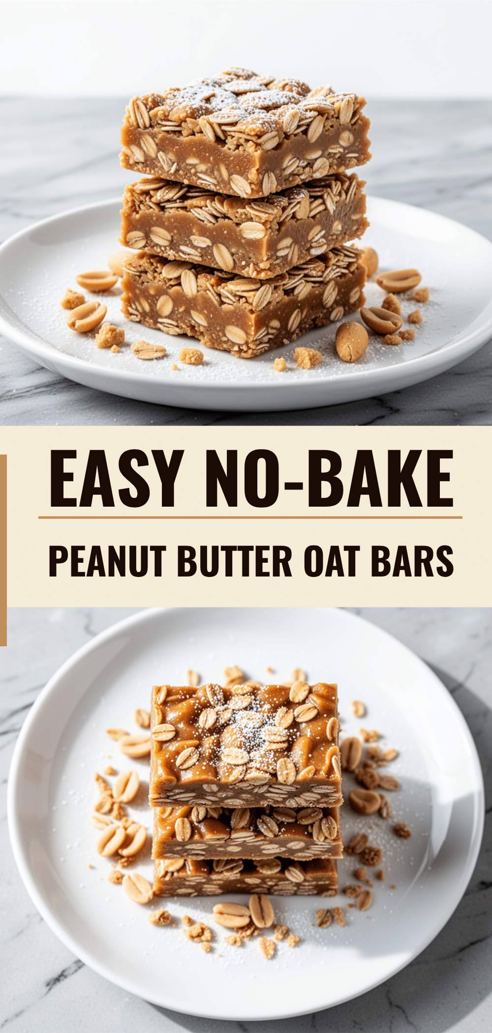No-Bake Peanut Butter Oat Bars: 5-Minute Healthy Lunchbox Treats 5 no-bake peanut butter oat bars recipe