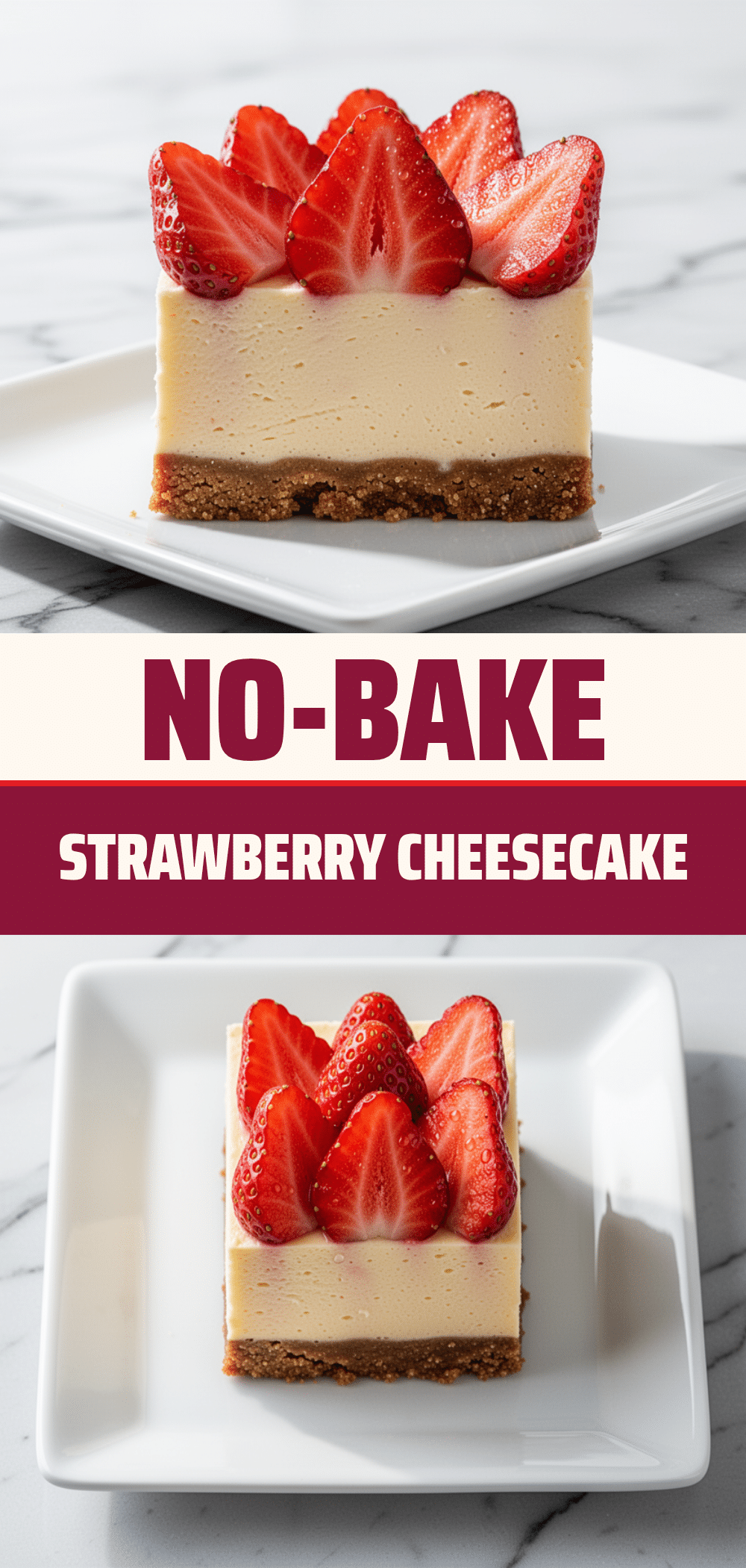 No-Bake Strawberry Cheesecake: Best Easy Summer Dessert 5 no-bake strawberry cheesecake recipe