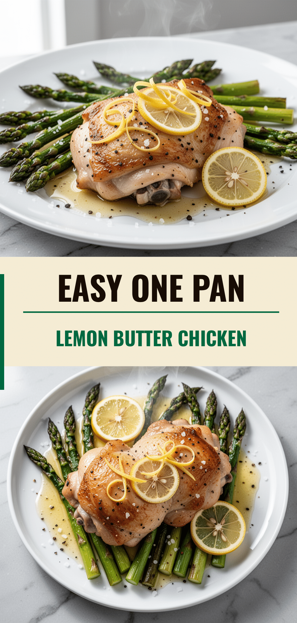 One Pan Lemon Butter Chicken: Easy Weeknight Dinner 5 One Pan Lemon Butter Chicken recipe