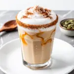 pumpkin spice cold foam latte - featured image