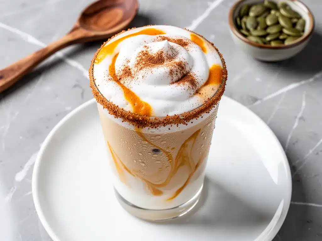 Pumpkin Spice Cold Foam Latte: Easy Weeknight Drink 4 pumpkin spice cold foam latte preparation steps