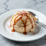 salted caramel no-churn ice cream - featured image