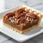salted caramel pecan pie bars - featured image